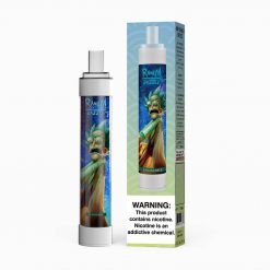 RandM Dazzle Pro 2600 puffs disposable vape device bulk wholesale BANANA MILK