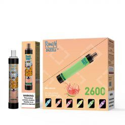 RandM Dazzle Pro 2600 puffs disposable vape device bulk wholesale Display box show