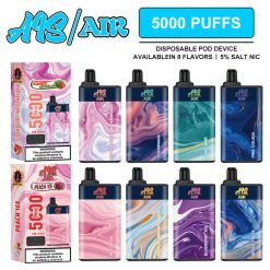 AIS AIR 5000 Puffs Disposable Vape Box with package box