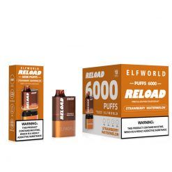 ELFWOELD Reload 6000 Kit 6000 puffs changable POD Vape Strawberry Watermelon Kits Bulk Wholesale