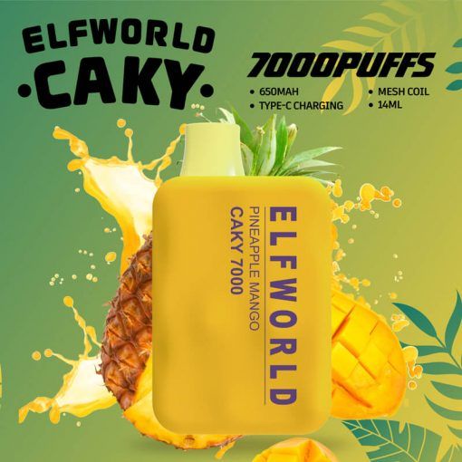 Elfworld-Caky 7000, 7000 Puffs Disposable Vape Box Bulk Wholesale