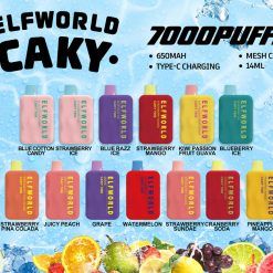 Elfworld-Caky 7000, 7000 Puffs Disposable Vape Box collections