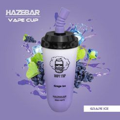 HAZEBAR Mini Vape Cup 6000 Puffs disposable vape Bar bulk wholesale Grape-ice