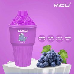 MiOU-Vape-Ice-Cream vape-style-8000-puffs-Disposable-Vape-Grape-ice-flavor