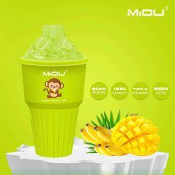 MiOU-Vape-Ice-Cream vape-style-8000-puffs-Disposable-Vape-Mango-Banana-Ice-flavor