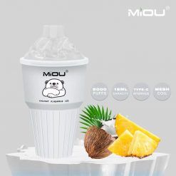 MiOU-Vape-Ice- Cream vape-style-8000-puffs-Disposable-Vape-coconut-pinapple-ice-flavor