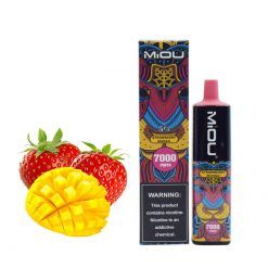 Miou 7000 Puffs heavy smoker Disposable Vape Pen bulk wholesale peach ice falvor mango strawberry flavor