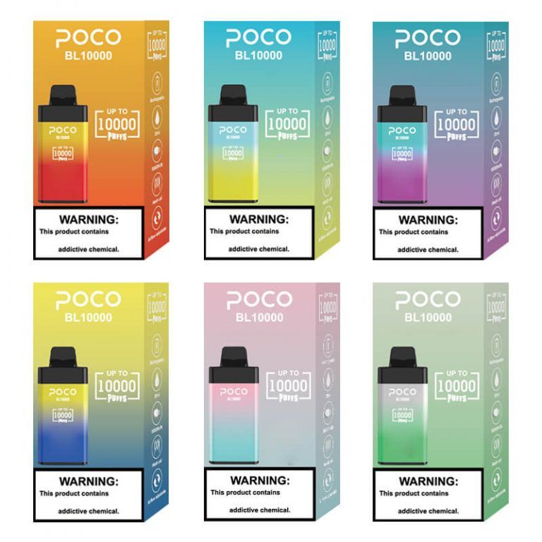 POCO BL10000, 10000 Puffs disposable Vape Box bulk wholesale