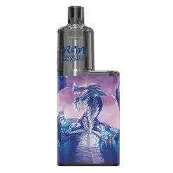 R&M BOX MAX 8K 8000 PUFFS DISPOSABLE VAPE DEVICE BULK WHOLESALE Jewel Mint flavor