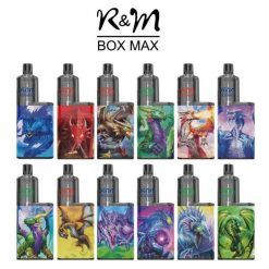 R&M BOX MAX 8K 8000 PUFFS DISPOSABLE VAPE DEVICE BULK WHOLESALE full collection