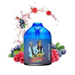 R&M Bar 9k 9000 Puffs Disposable Vape Device Bulk Wholesale Blue Razz Berry Flavor