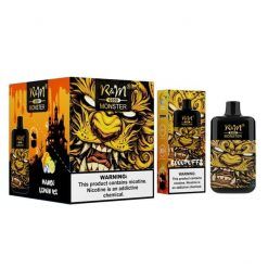 R&M Monster 6k 6000 Puffs Disposable Vape Box Bulk Wholesale Mango Lemon Ice Flavor