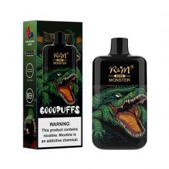R&M Monster 6k 6000 Puffs Disposable Vape Box Bulk Wholesale Mr Blue Flavor