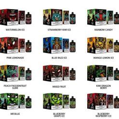 R&M Monster 6k 6000 Puffs Disposable Vape Box Bulk Wholesale box collection