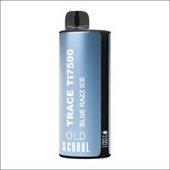 Old School Vape Trace-TI7500 7500 Puffs oil and power view disposable vape pen bulk wholesale blue razz ice flavor