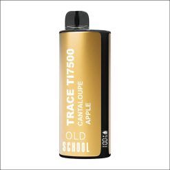 Old School Vape Trace-TI7500 7500 Puffs oil and power view disposable vape pen bulk wholesale cantaloupe apple flavor